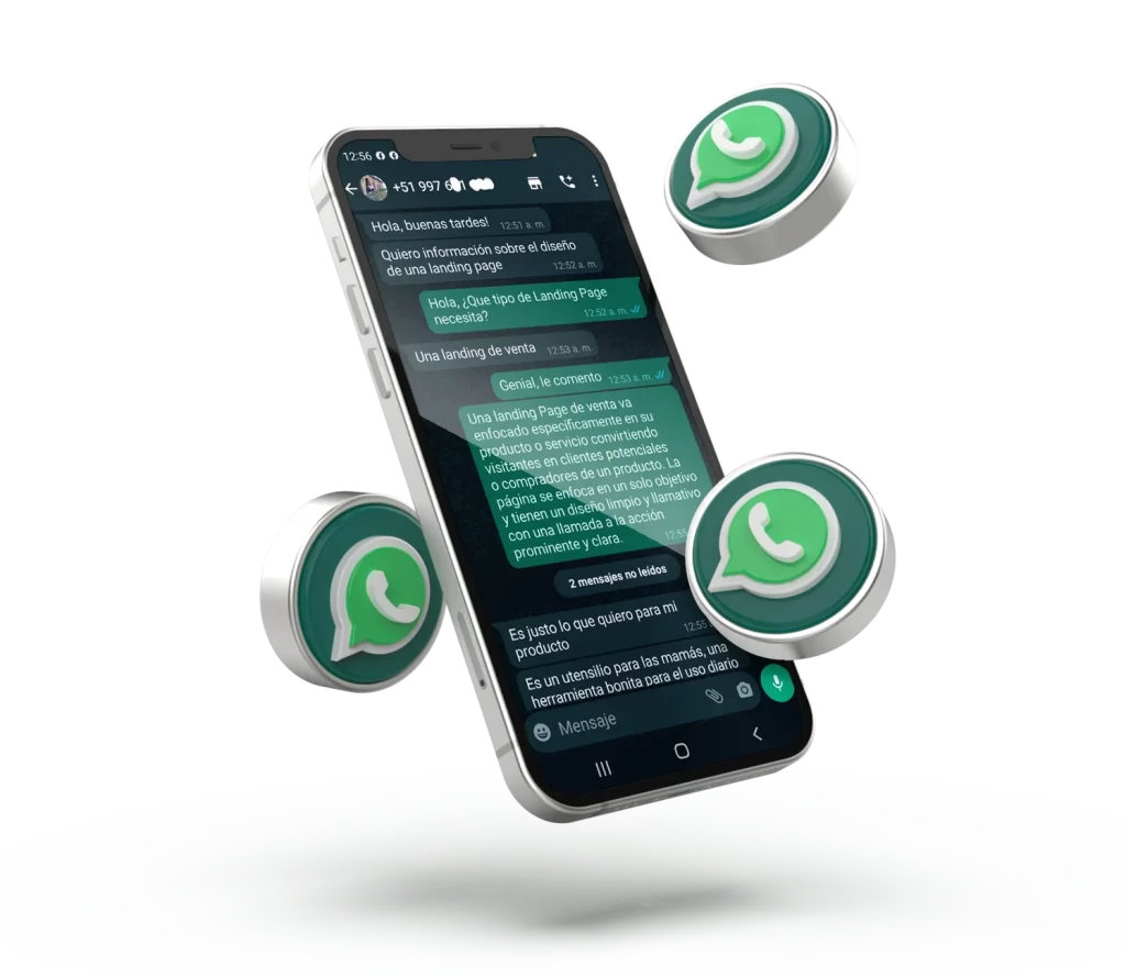Preguntras frecuentes WhatsApp 2 - Landing Page